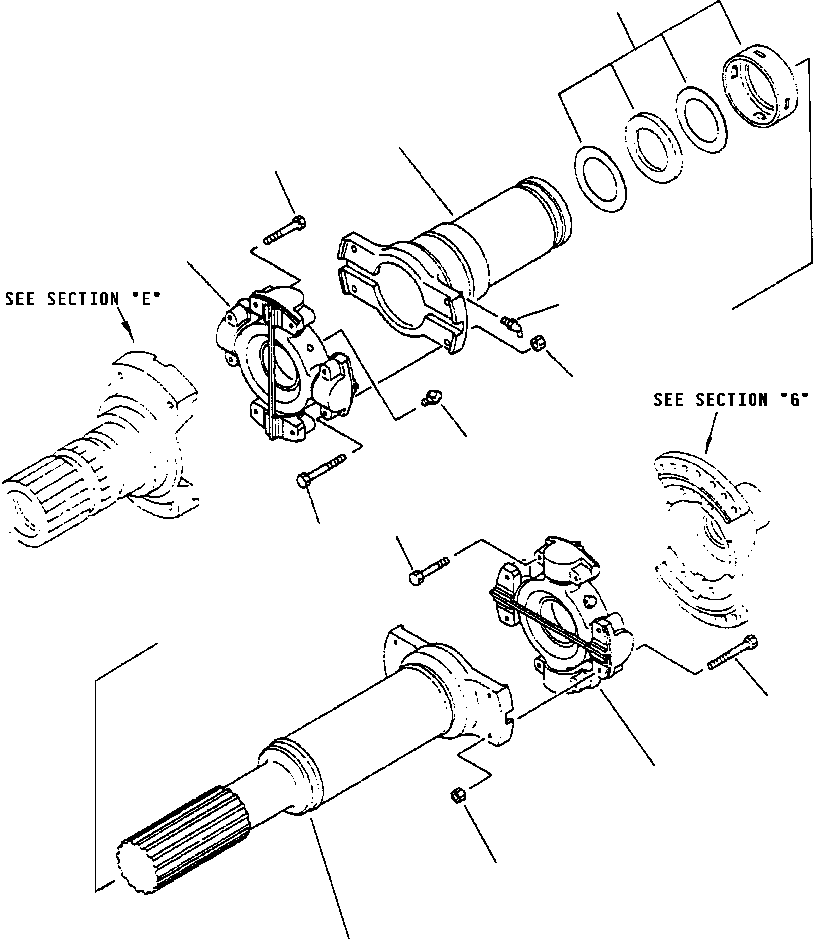 DRIVE SHAFT ASS'Y 561-20-62000 KOMATSU