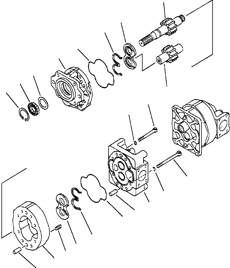 PUMP ASSEMBLY (SEE INDEX) 705-12-49240 KOMATSU
