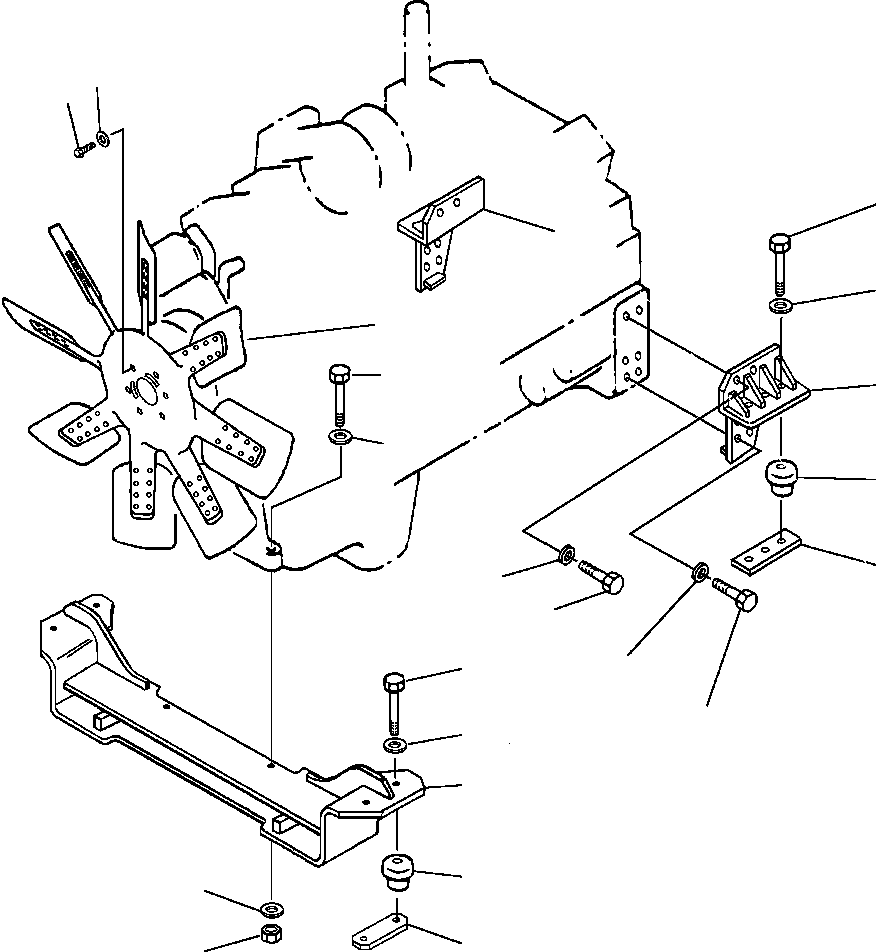 FAN BELT VE7216 KOMATSU