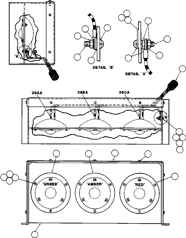 HARNESS, L.H. LIGHT (1) EC2469 KOMATSU