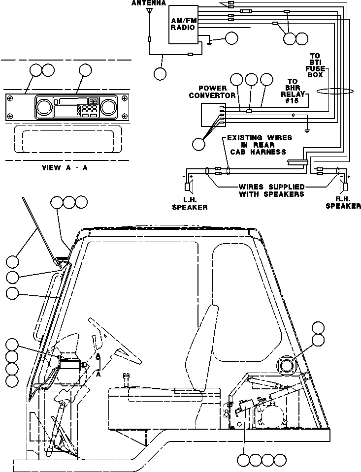 BRACKET, RADIO EC2978 KOMATSU
