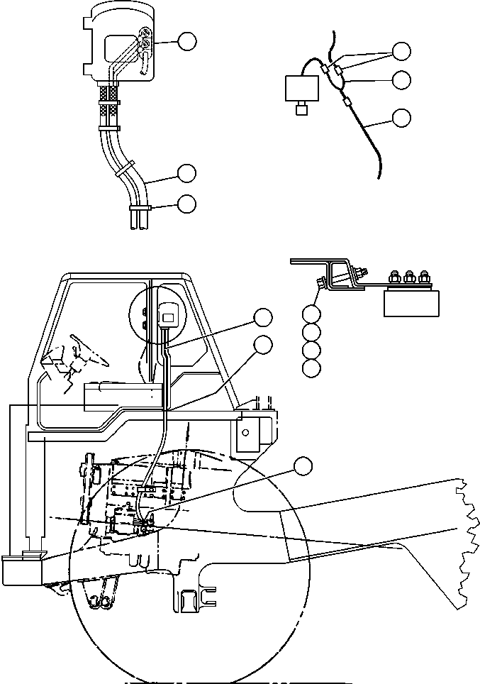 Жгут проводов EC9443 KOMATSU