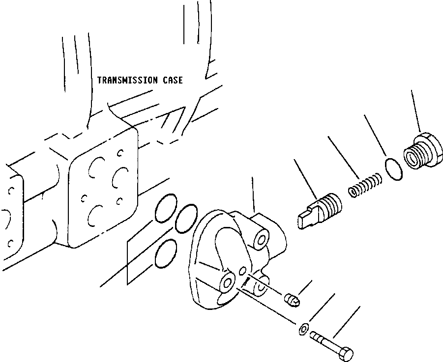 Коробка передач в сборе 561-15-51003 KOMATSU