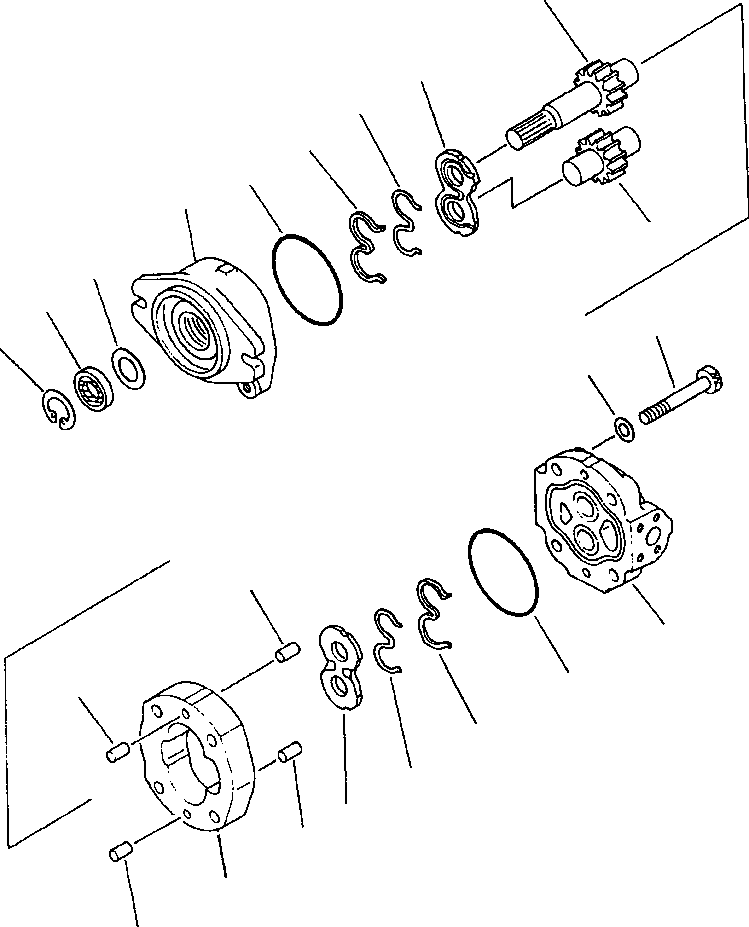 BRACKET (1) 705-17-01010 KOMATSU
