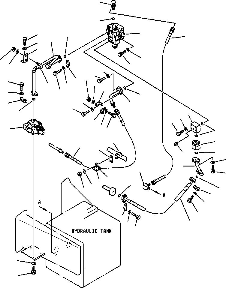 VALVE ASSEMBLY (1) 561-61-61600 KOMATSU