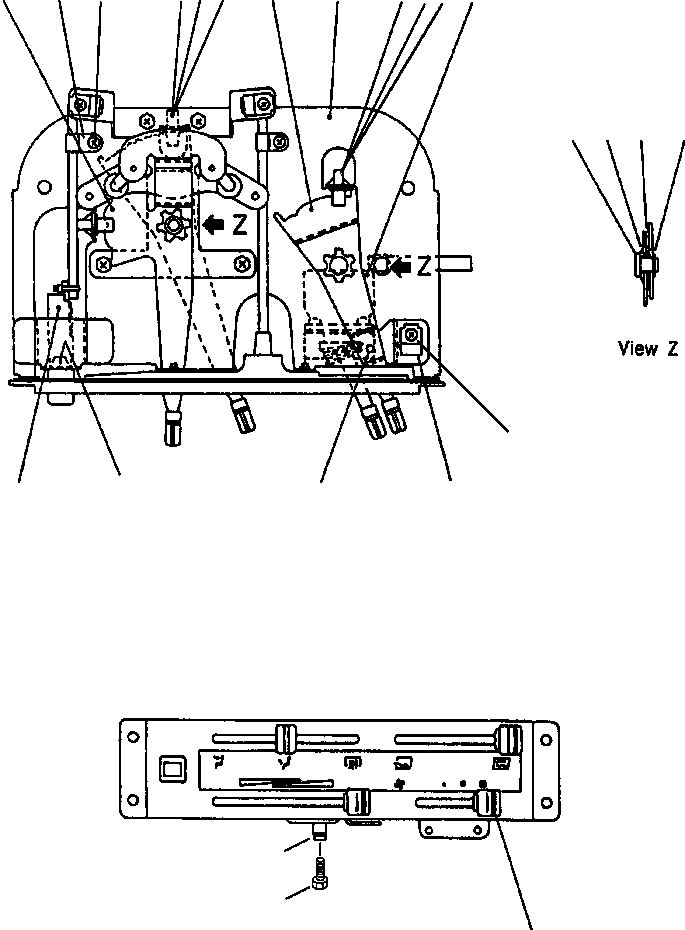LEVER SUB ASSEMBLY ND17730-6540 KOMATSU