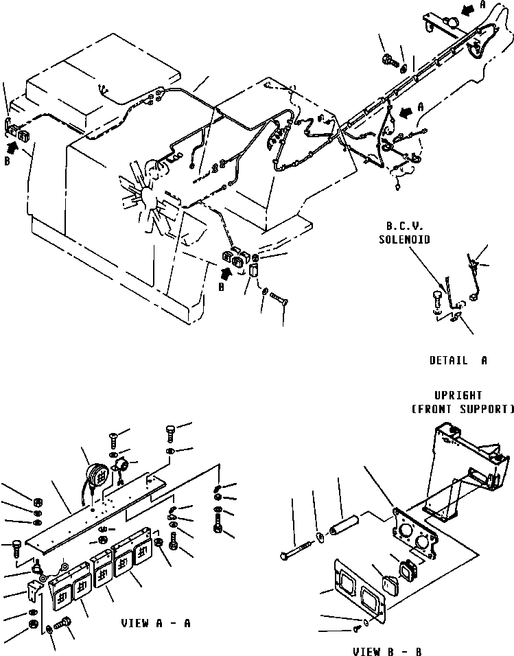 WIRING HARNESS, MAIN 561-87-71952 KOMATSU