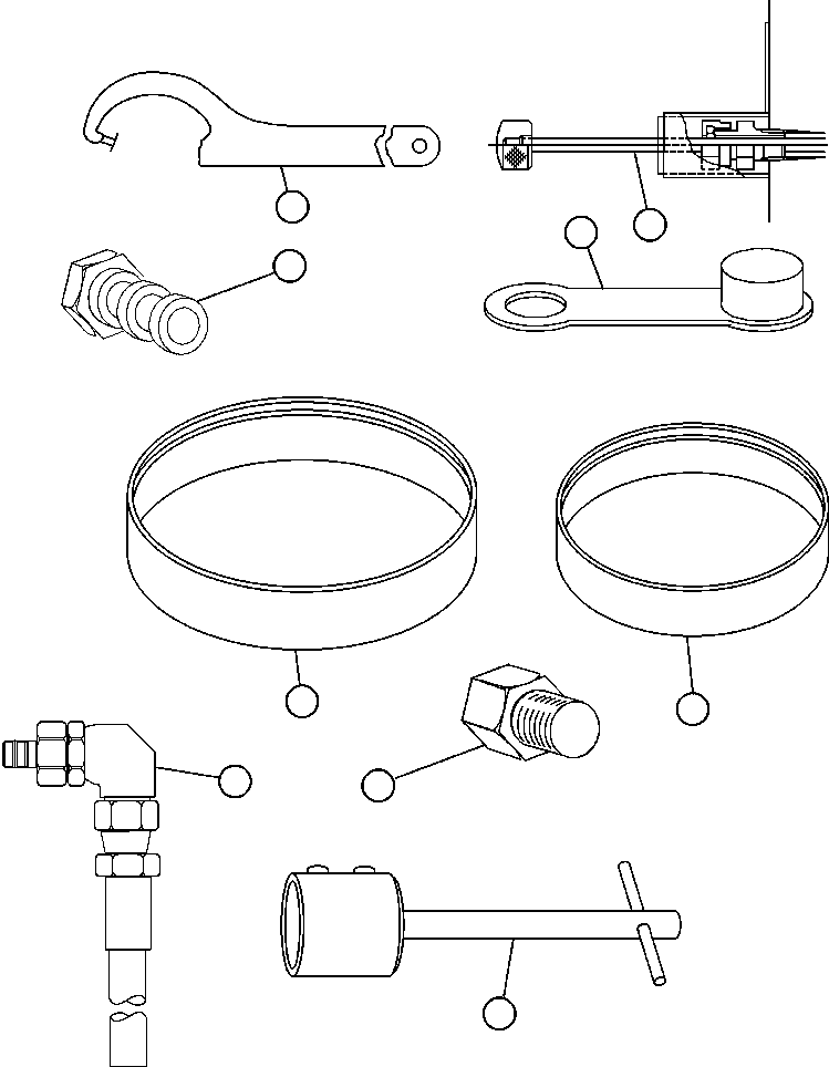 ADAPTER, SPECIAL WB0695 KOMATSU