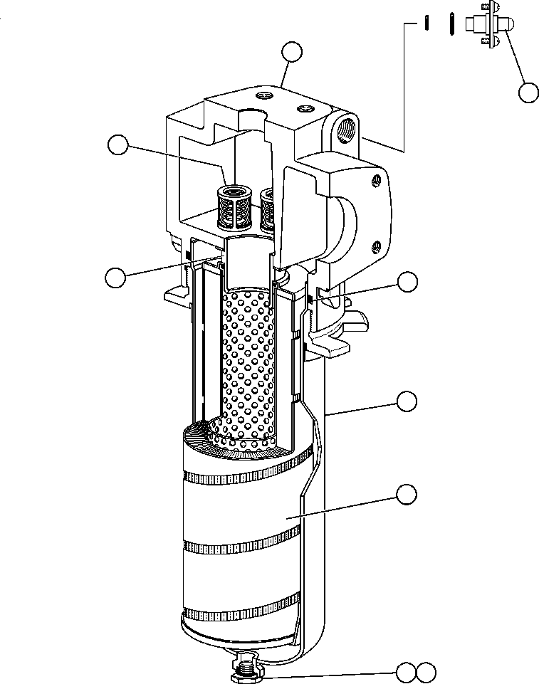 PRESSURE INDICATOR BE2607 KOMATSU