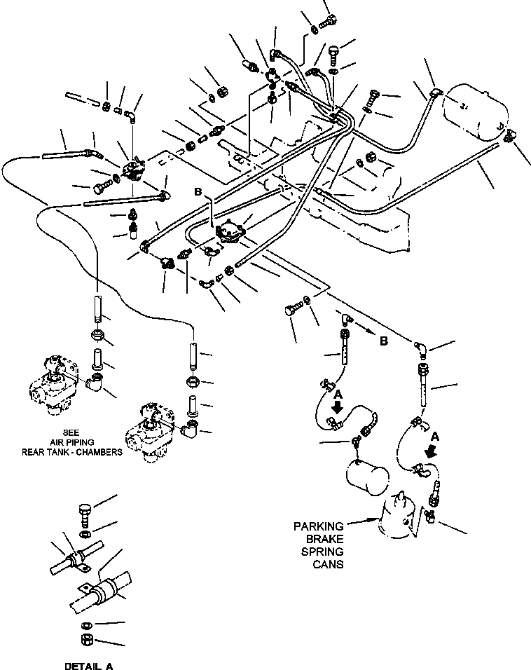 PARKING RELAY VALVE ASSEMBLY (SEE INDEX) 581-35-27401 KOMATSU