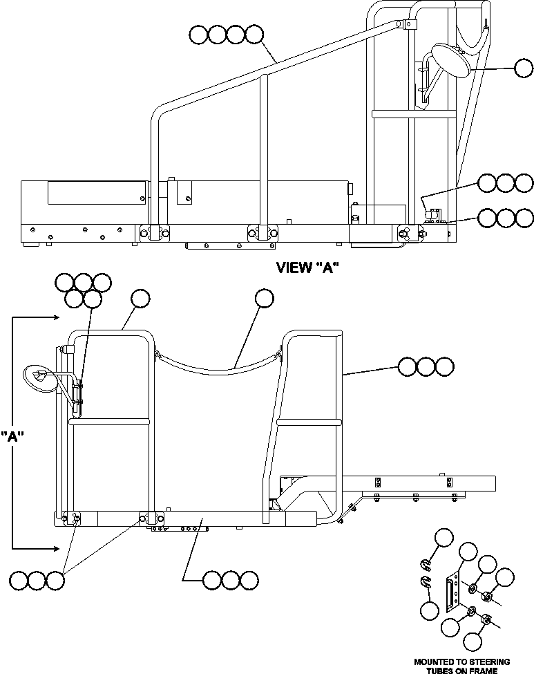 HANDRAIL, REAR EH3208 KOMATSU