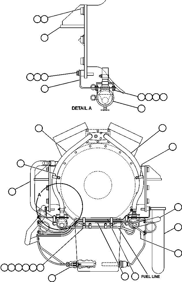 HARNESS, ENGINE OIL HEATER PC0294 KOMATSU