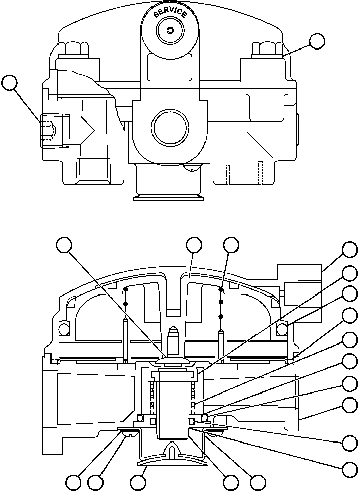 Уплотнительное кольцо круглого сечения 581-35-27151 KOMATSU