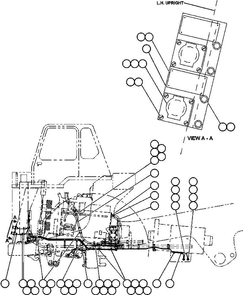 SPACER, RUBBER EH7892 KOMATSU