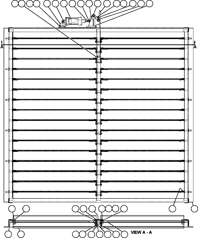 BAR, CONTROL VE6724 KOMATSU