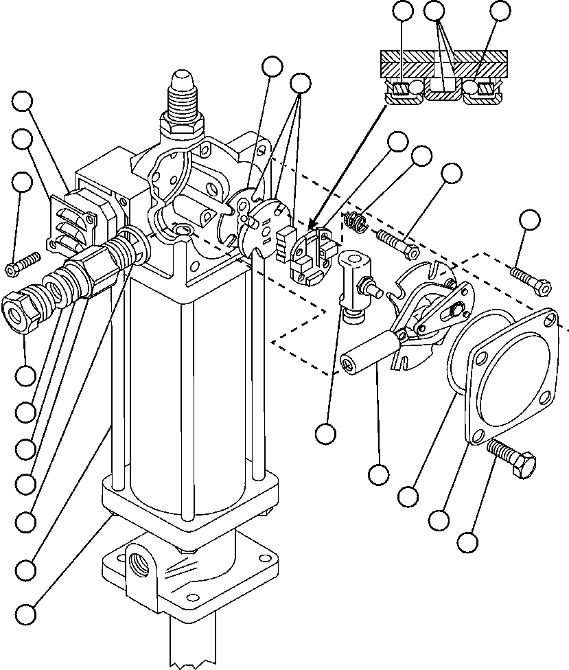 SPRING, VALVE SEAT BF5589 KOMATSU