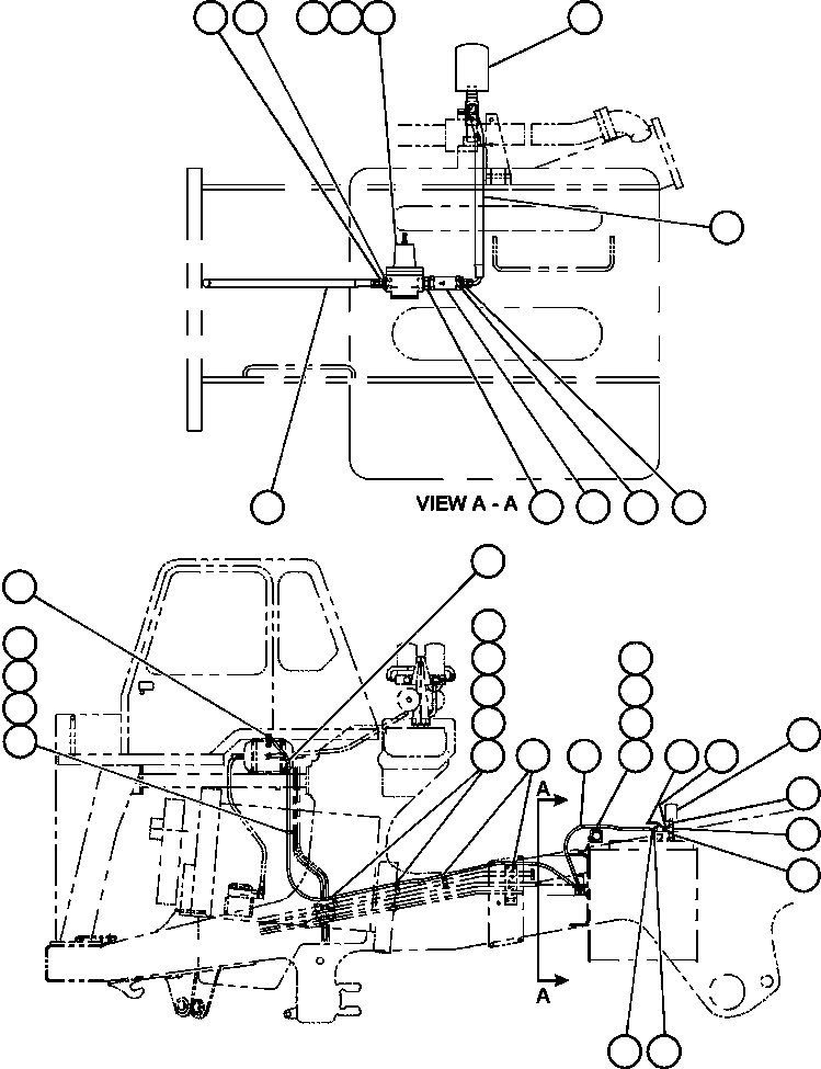 Длинный ниппель TF5435 KOMATSU