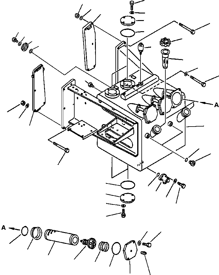 TANK (1) 561-60-61510 KOMATSU