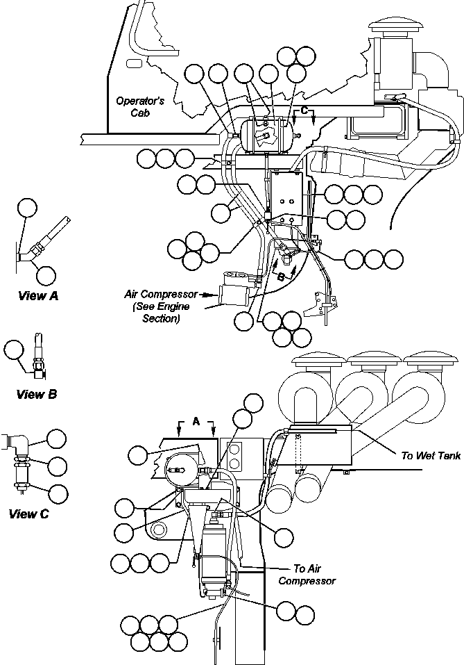 Шланг в сборе HA1205 KOMATSU