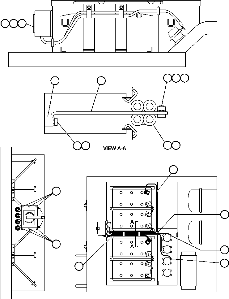 Провод аккумулятора CH3807 KOMATSU
