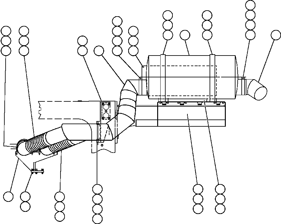 Трубка EG6386 KOMATSU