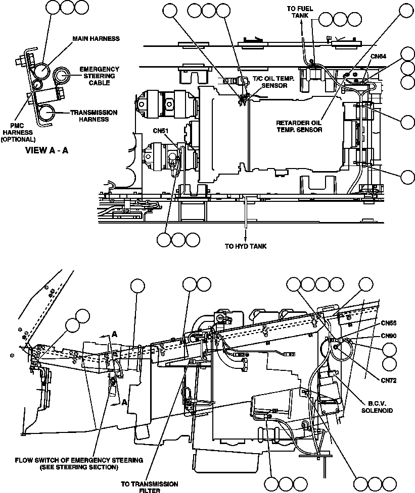 HARNESS, MAIN CHASSIS EL3926 KOMATSU