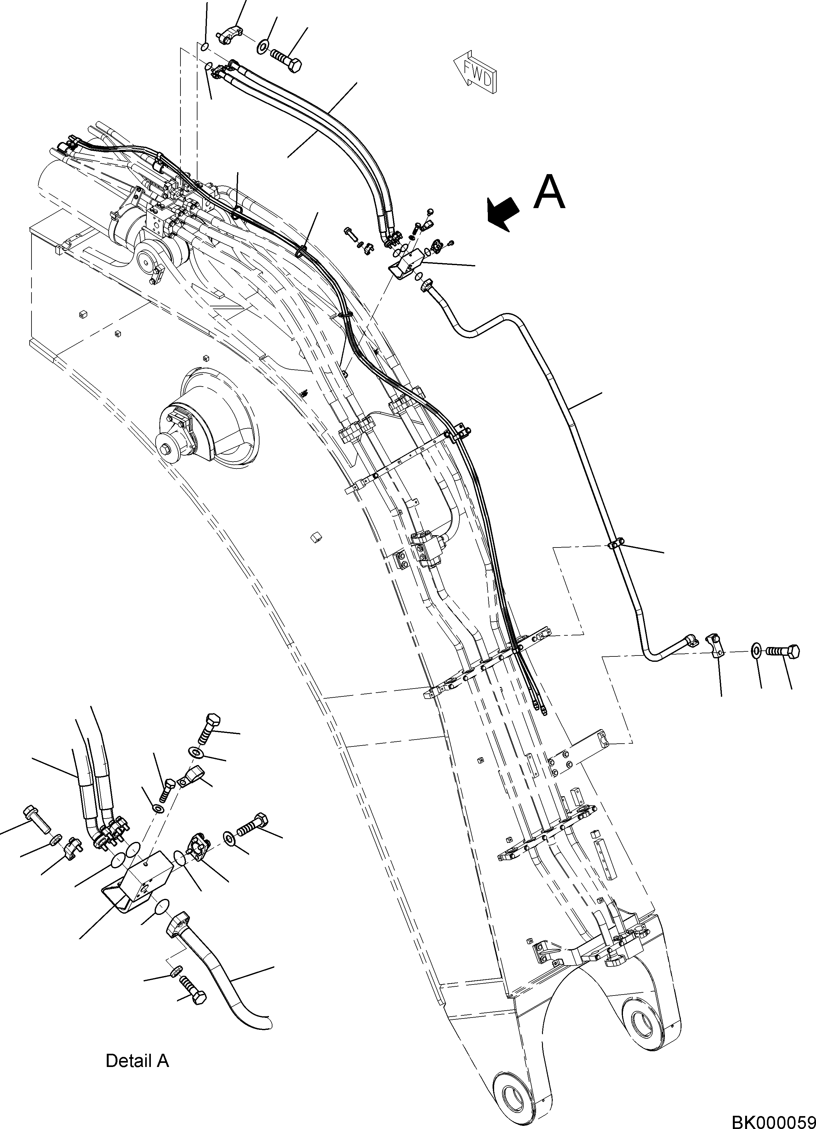 Шланг 07122-01015 KOMATSU