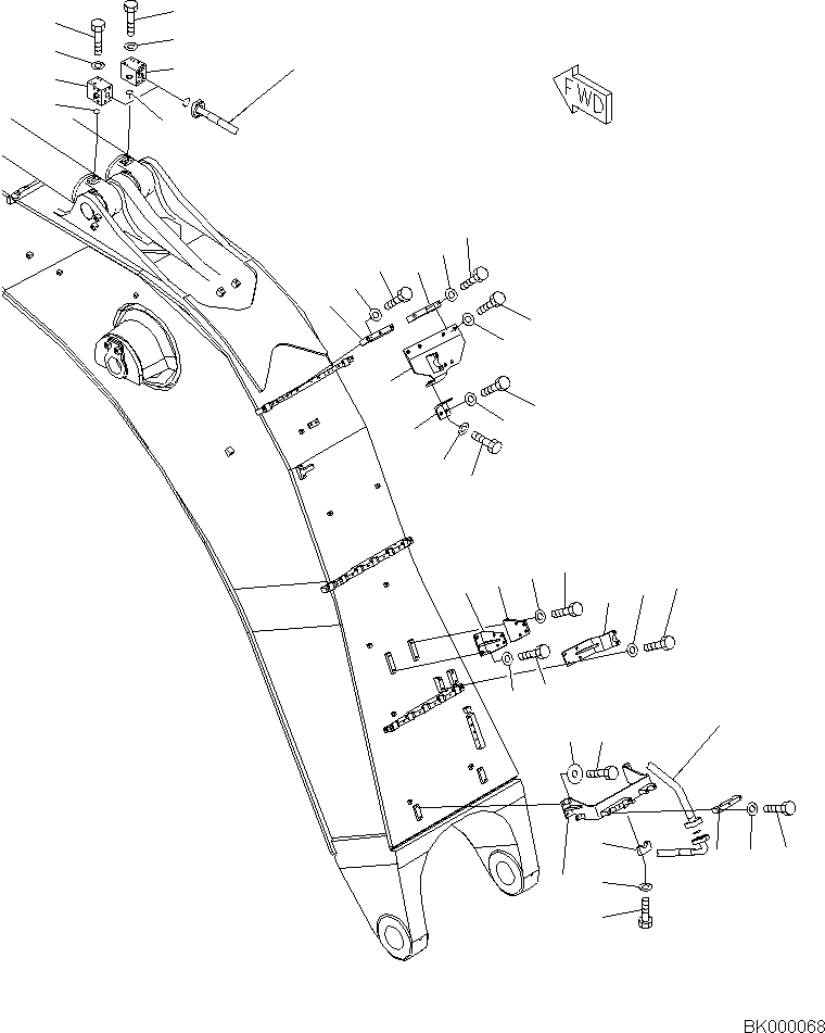 Шланг (209-62-45620) KOMATSU