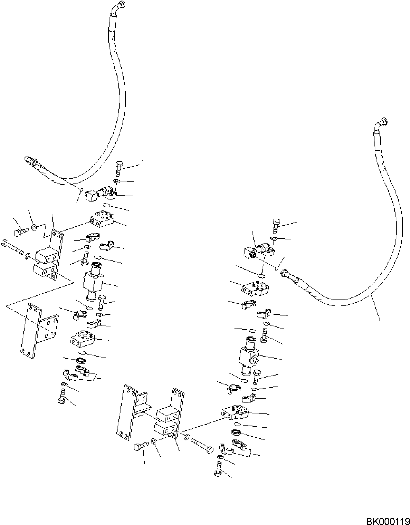 Шланг 2A6-62-K2260 KOMATSU