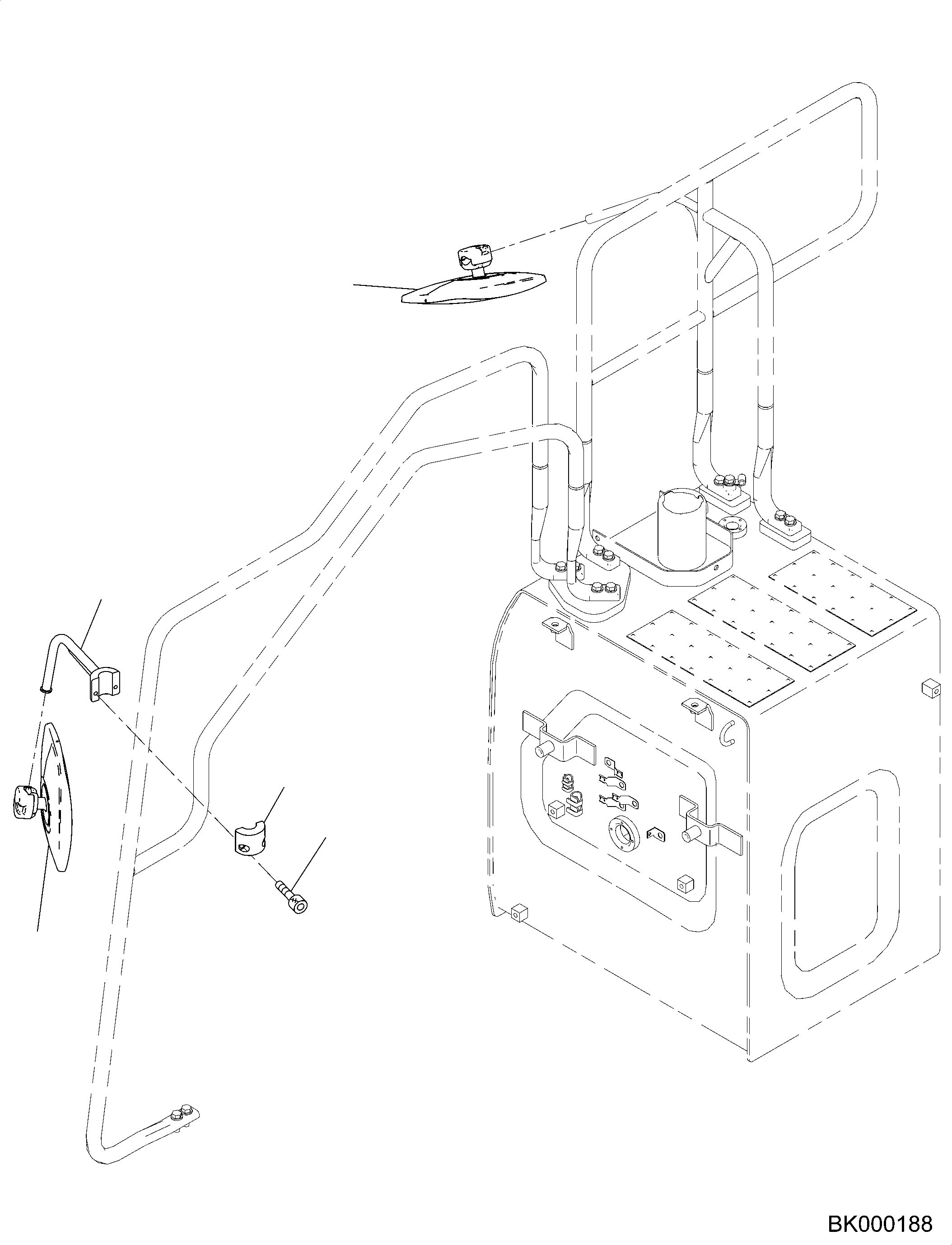 Болт с внутренним шестигранником 01252-A1030 KOMATSU