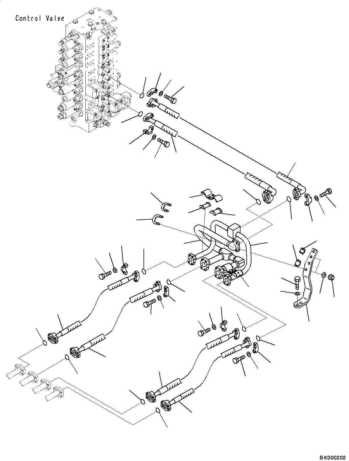 Шланг 22U-62-K1840 KOMATSU