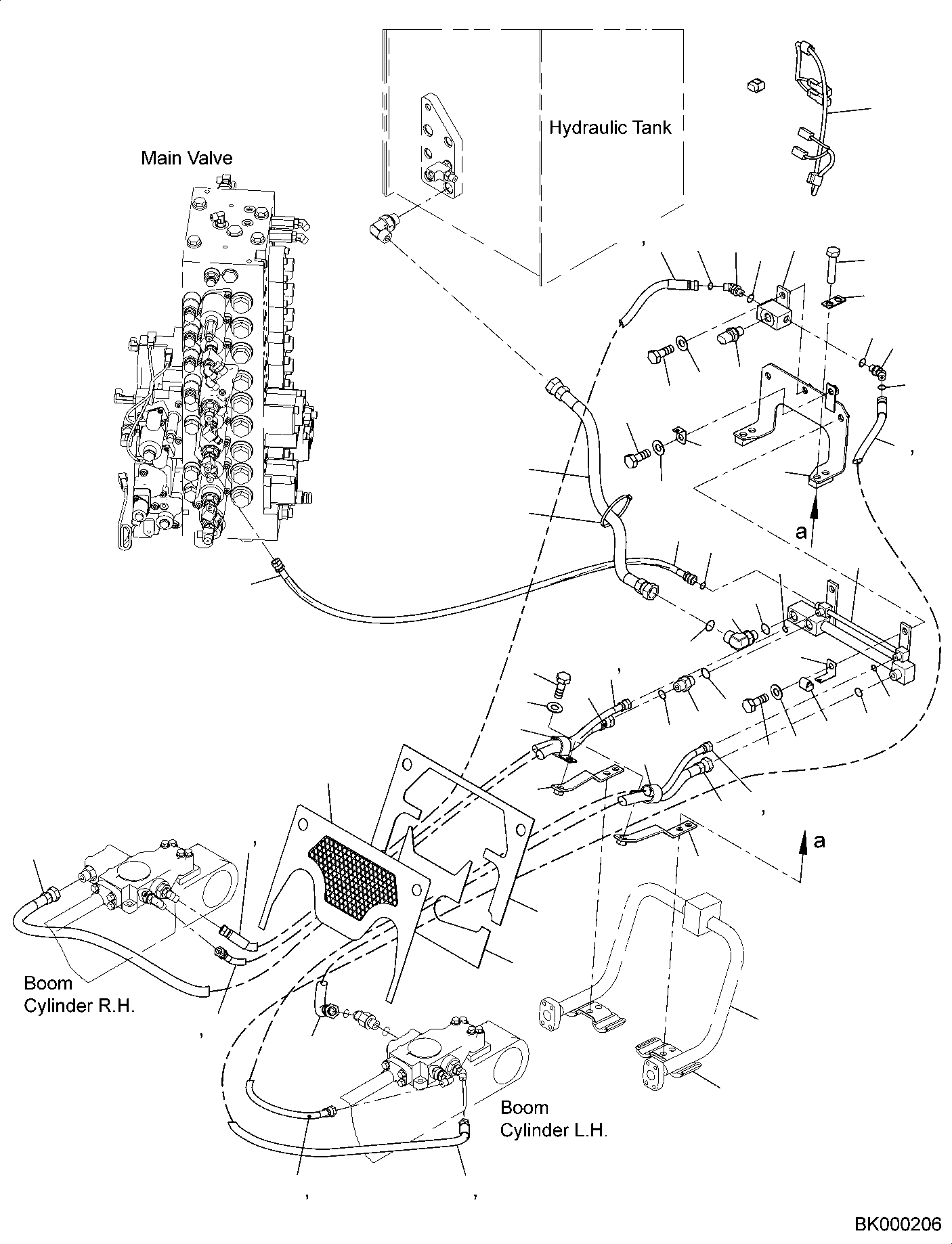 Шланг 02774-004A5 KOMATSU