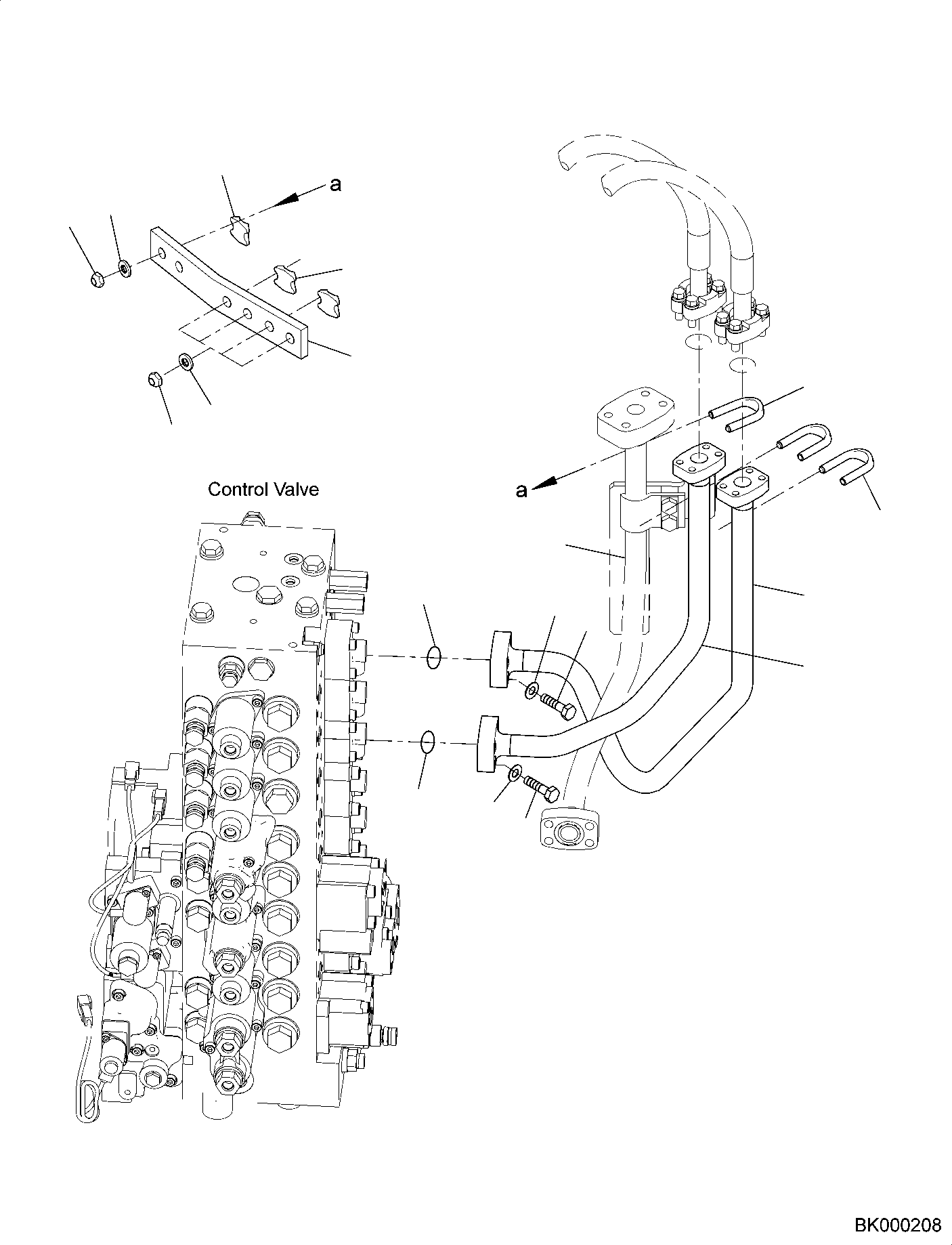 Трубка 22U-62-K1470 KOMATSU