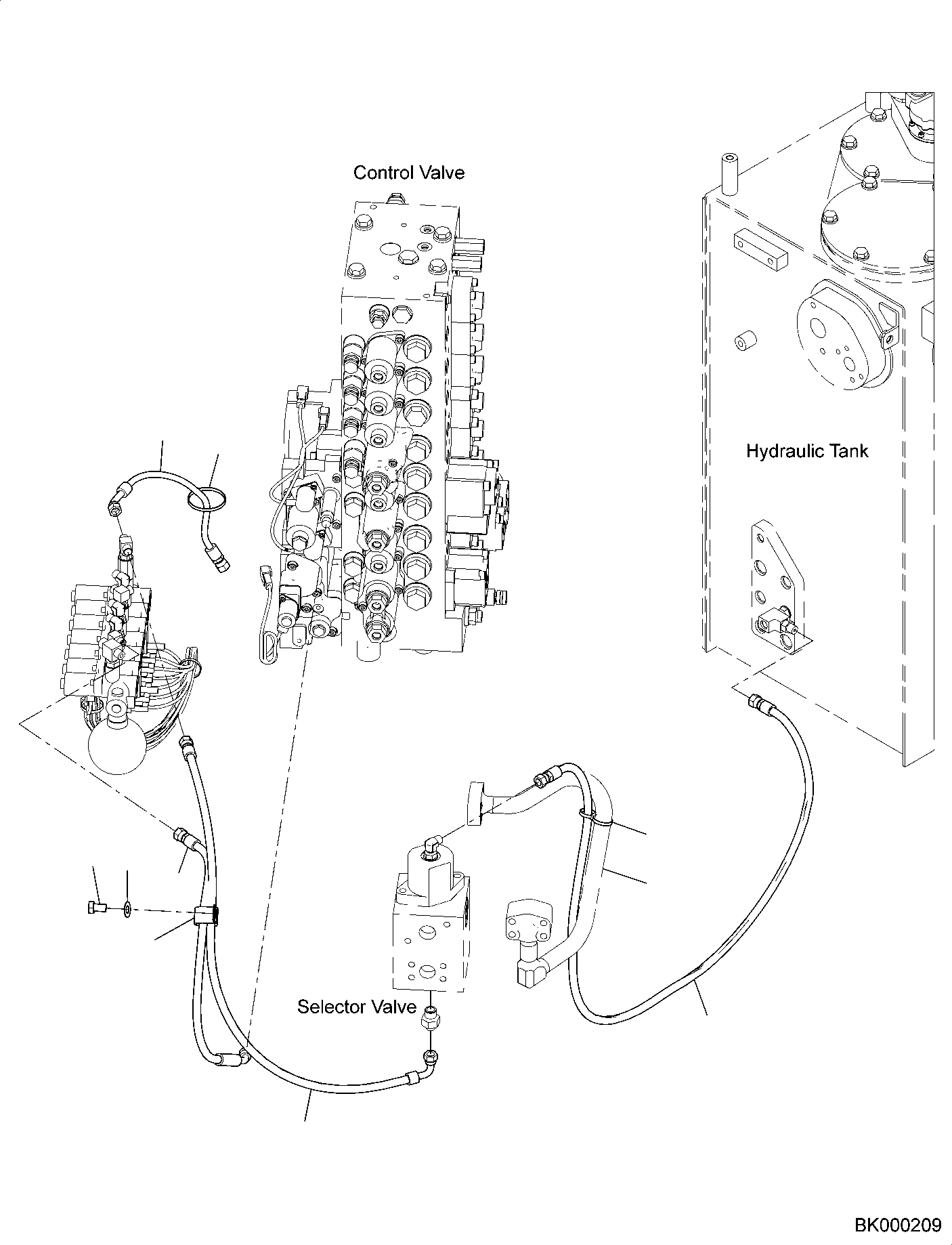 Шланг 02741-002A9 KOMATSU