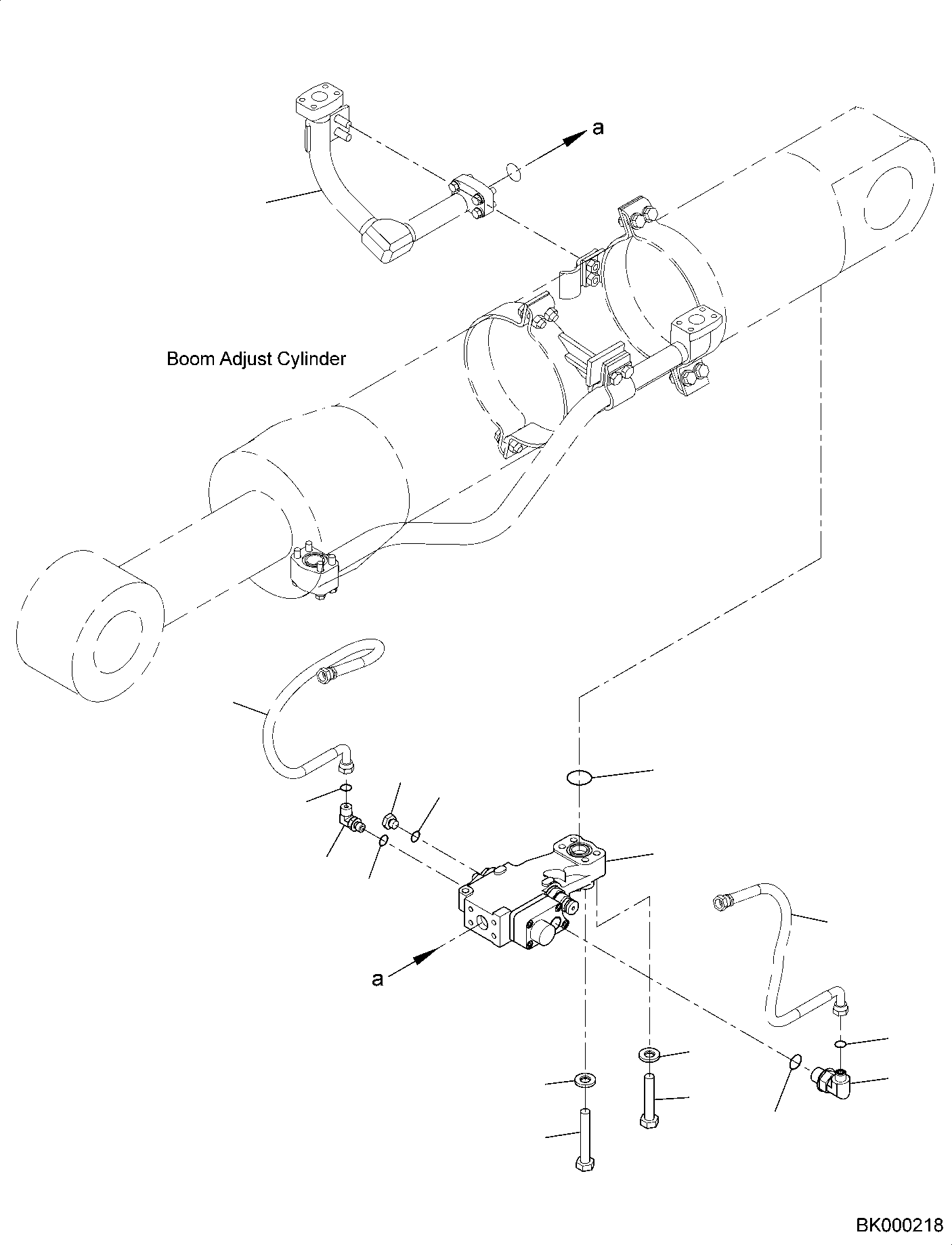 Шланг (02763-203A5) KOMATSU