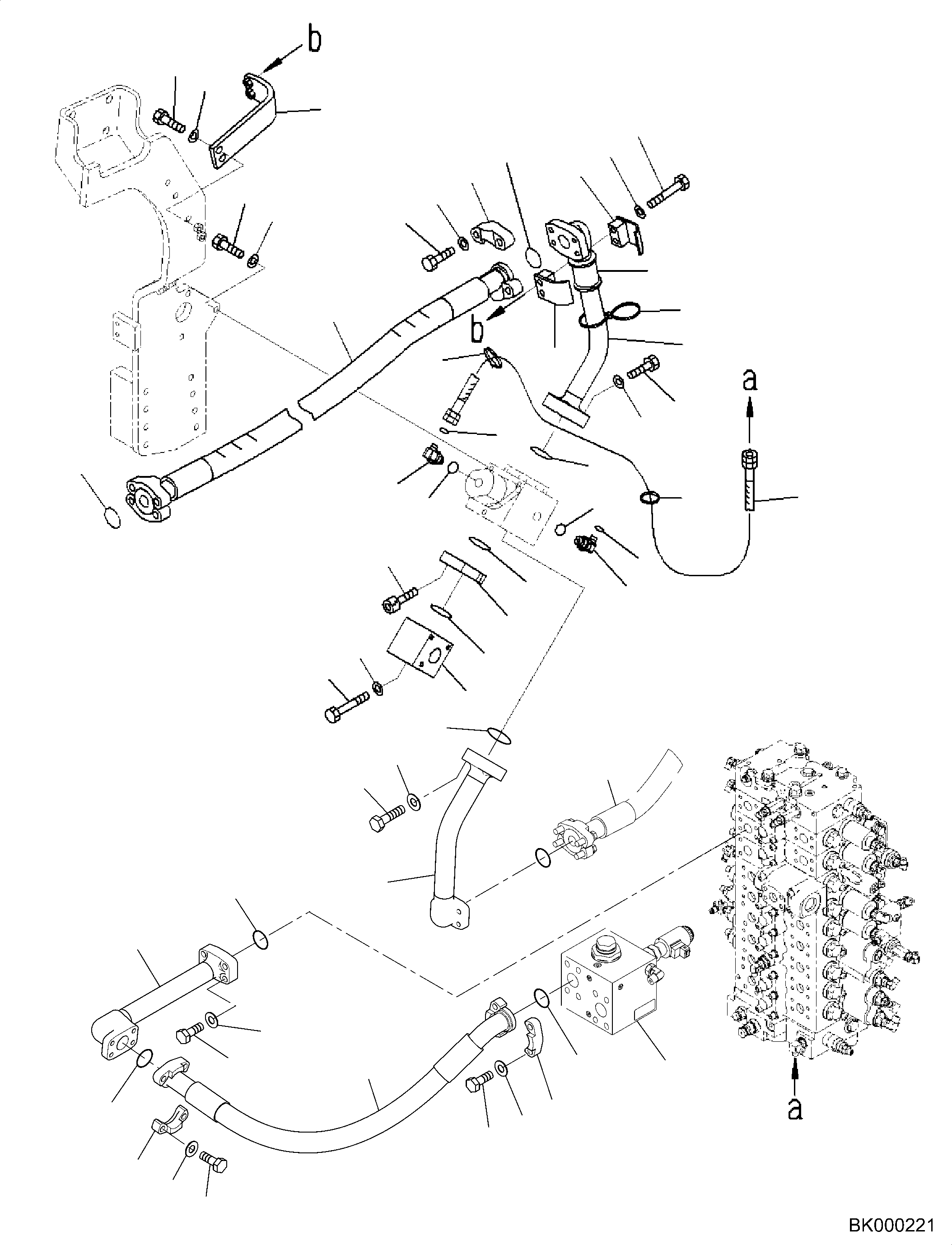 Шланг 07083-01008 KOMATSU