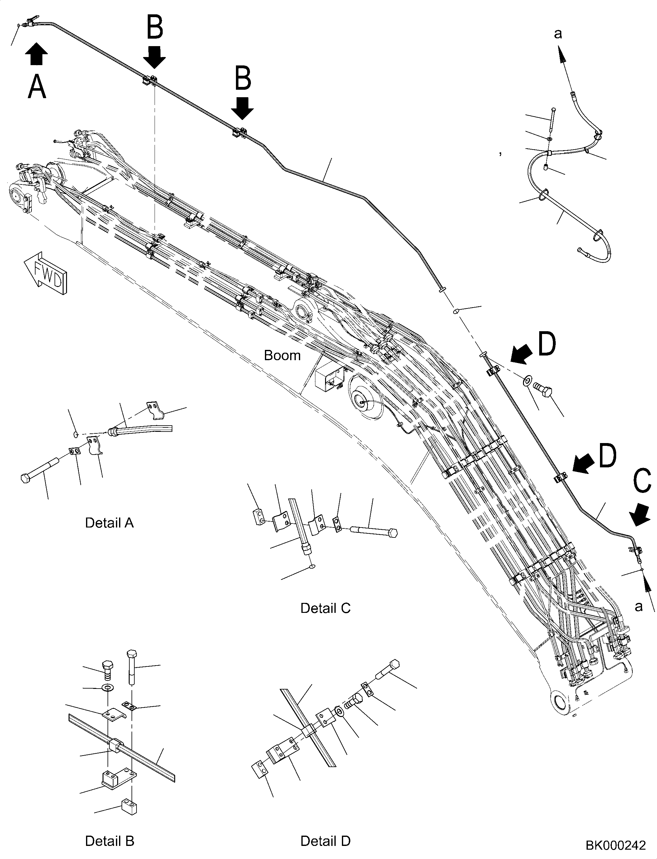 Шланг 02775-00532 KOMATSU