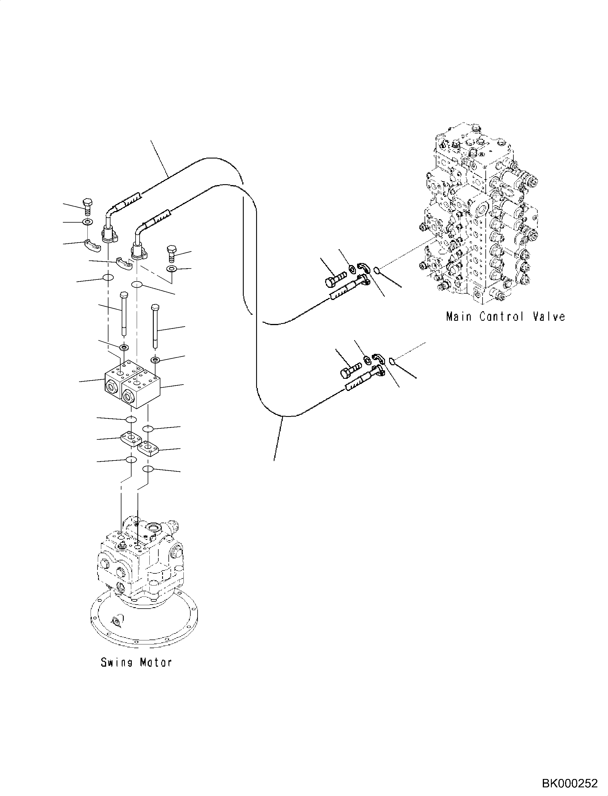 Шланг фланцевого типа 2A7-62-K3260 KOMATSU