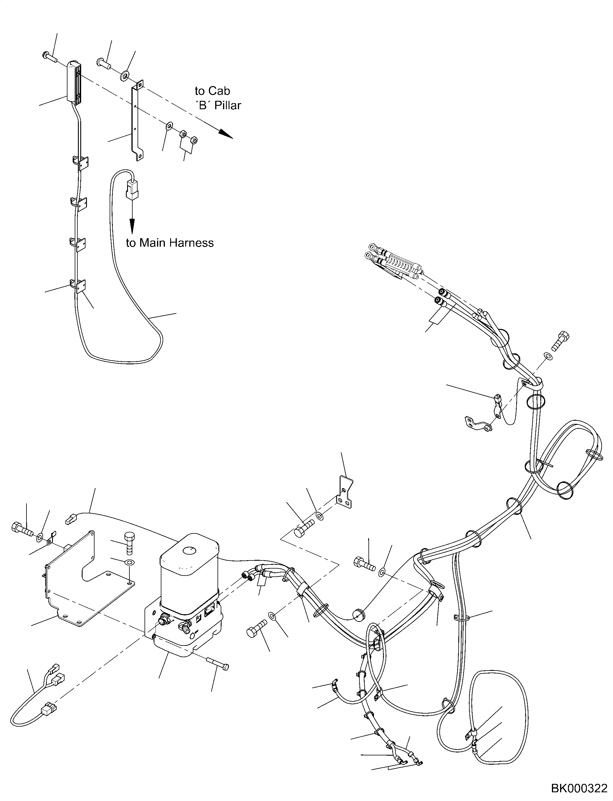 Жгут проводов 2A6-06-K1110 KOMATSU