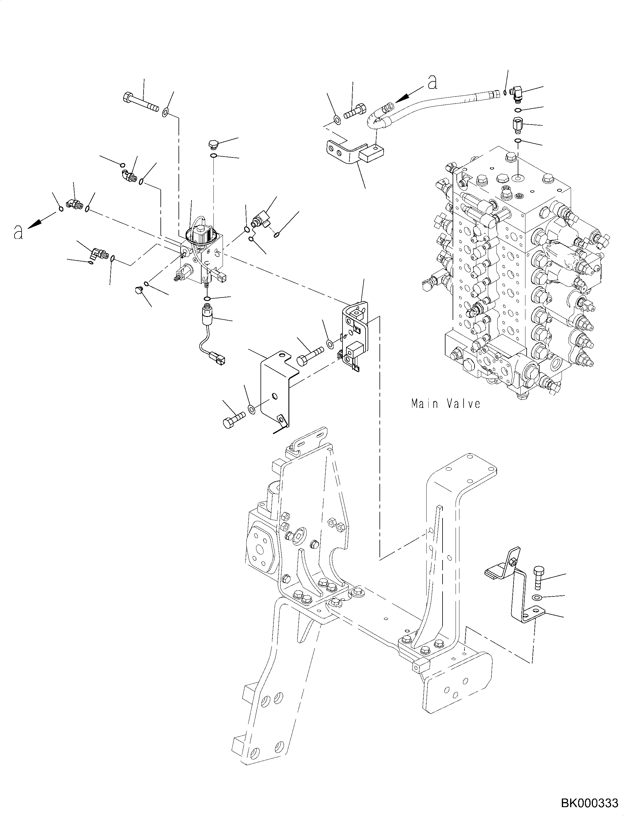 Корпус 2A5-62-16350 KOMATSU