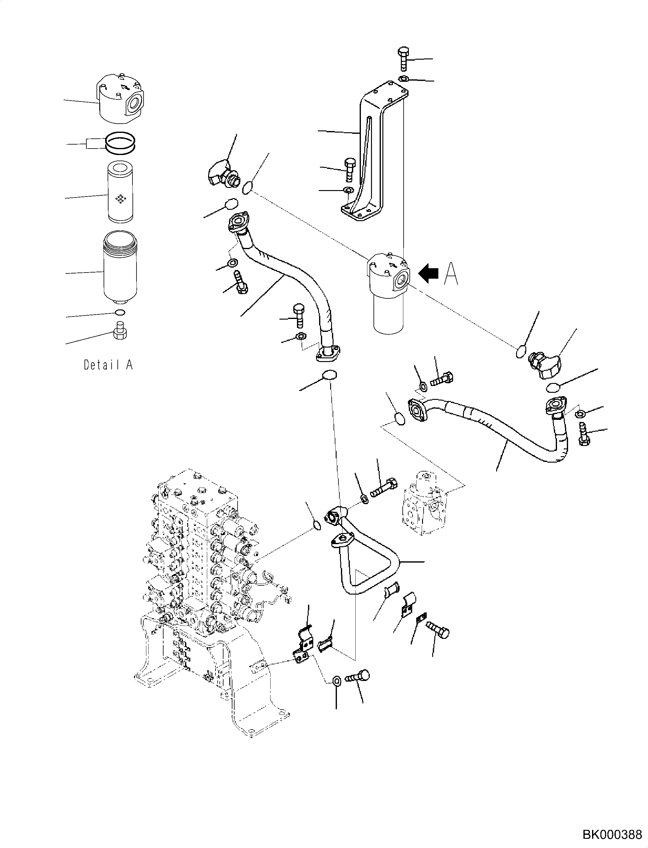 Шланг 2A5-62-11772 KOMATSU