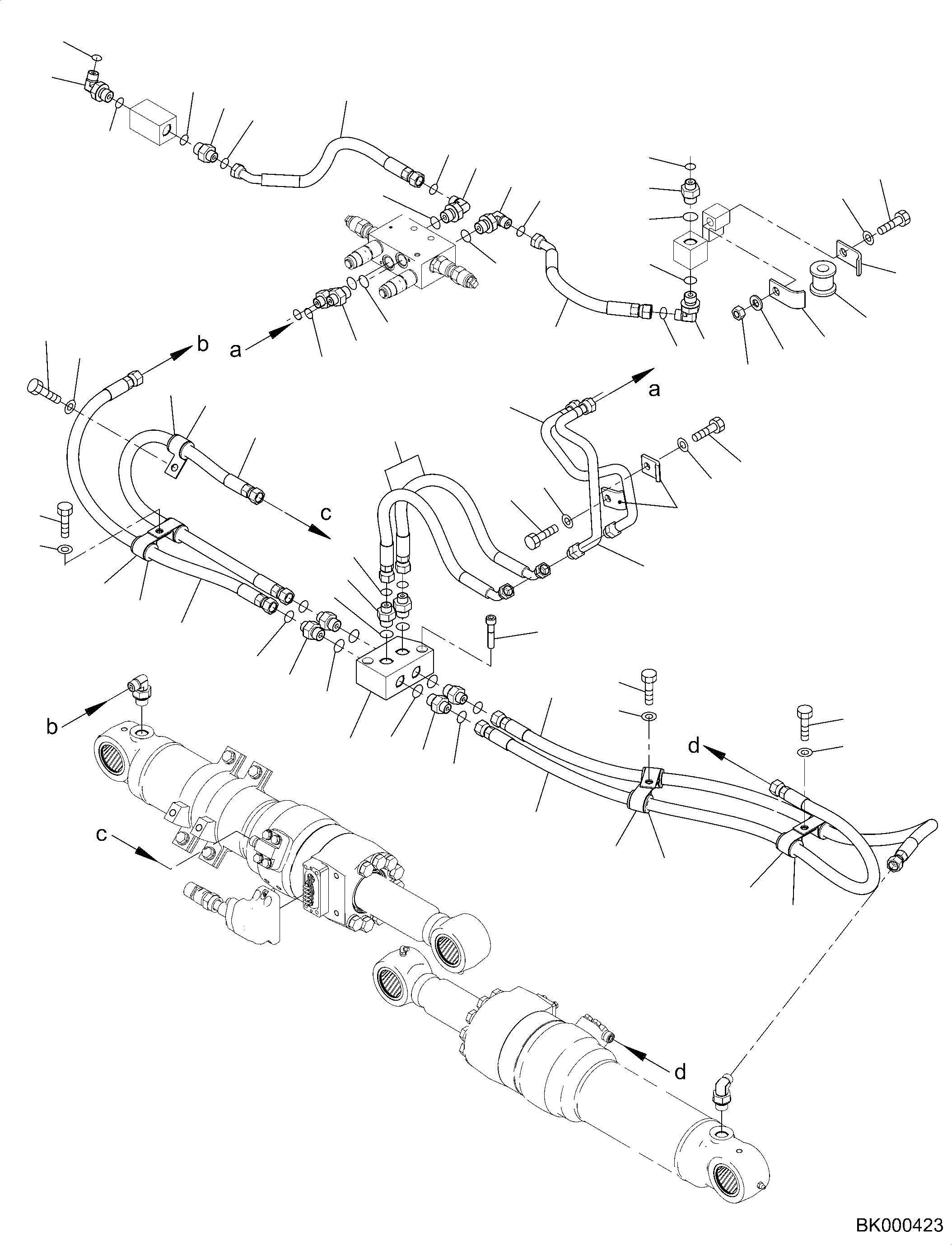 Шланг 02758-003A4 KOMATSU