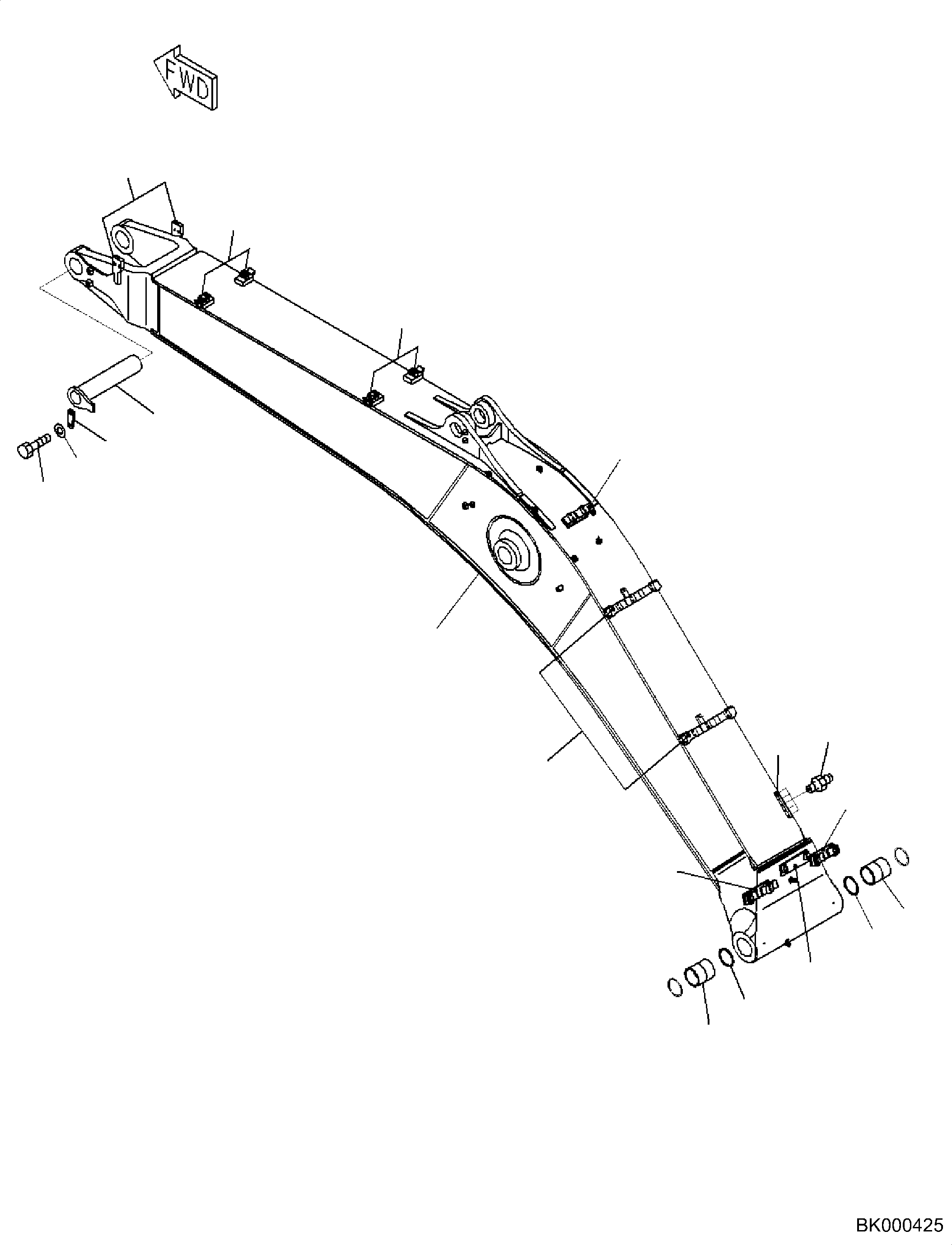 Boom Assembly 207-70-01341 KOMATSU