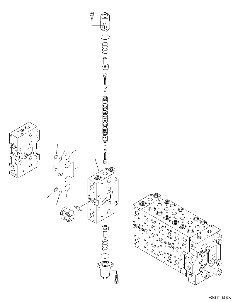 Блок 723-41-25200 KOMATSU