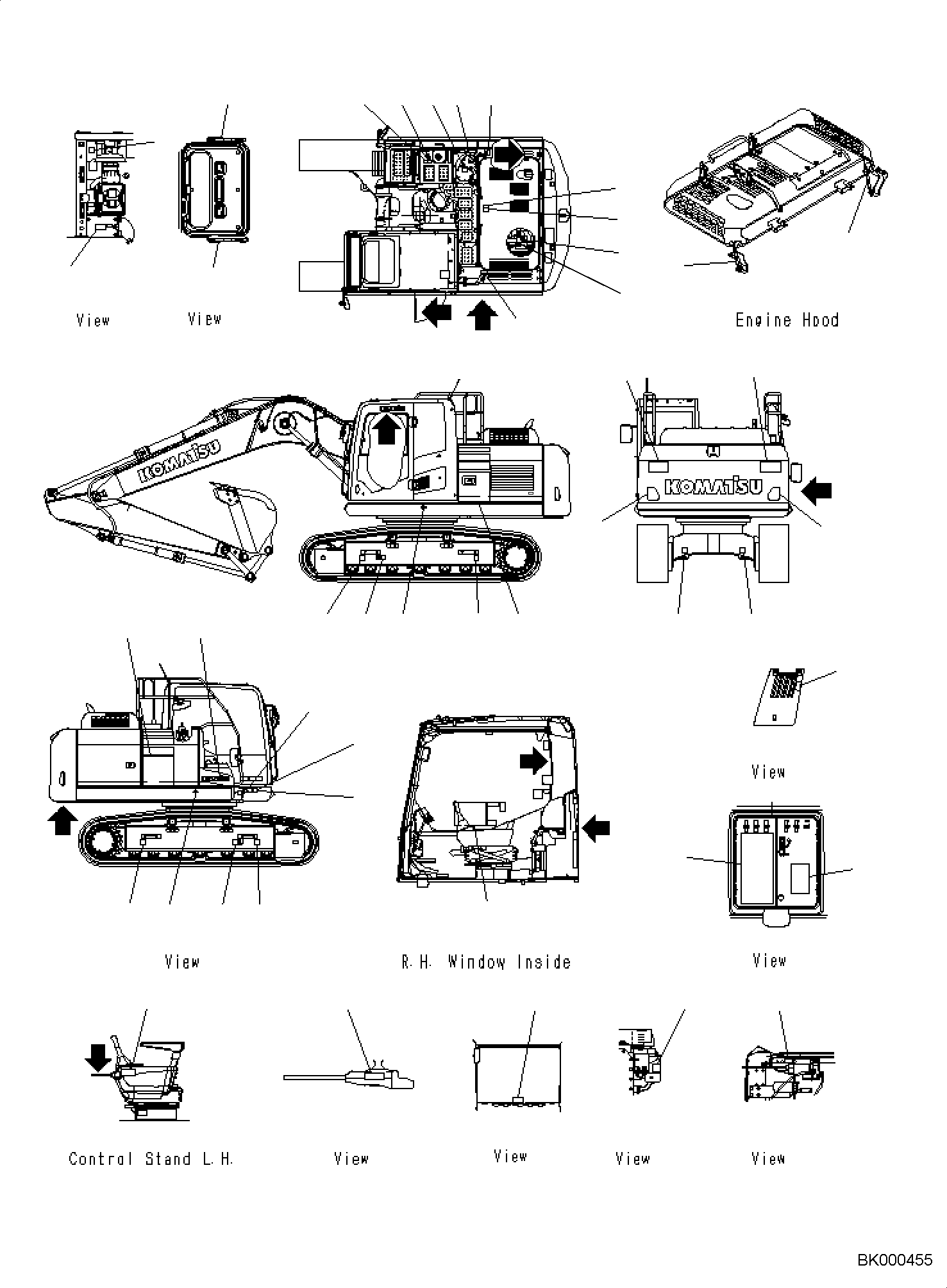 Plate, Freon Destruction 09971-10091 KOMATSU