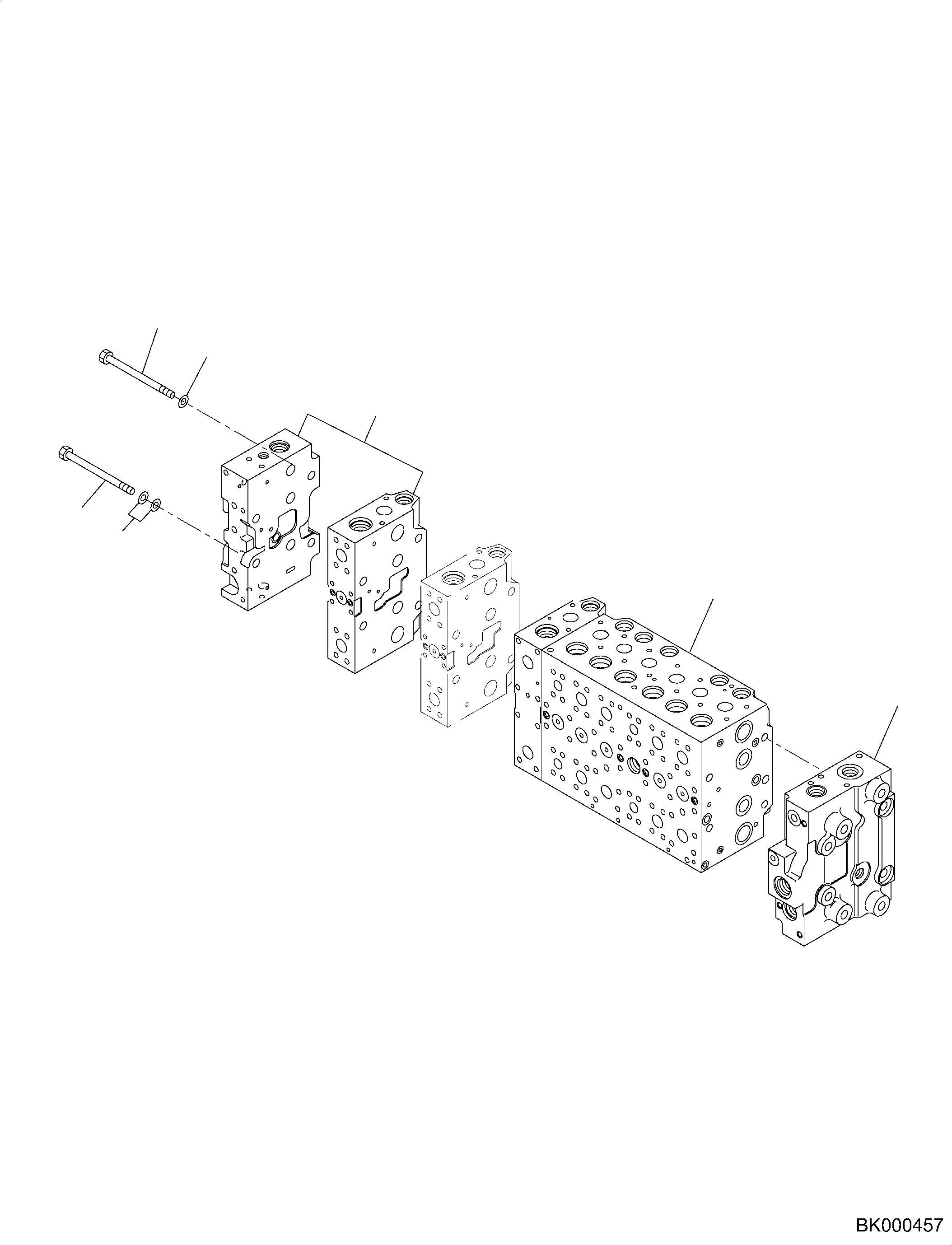 Управляющий клапан (723-48-22303) KOMATSU