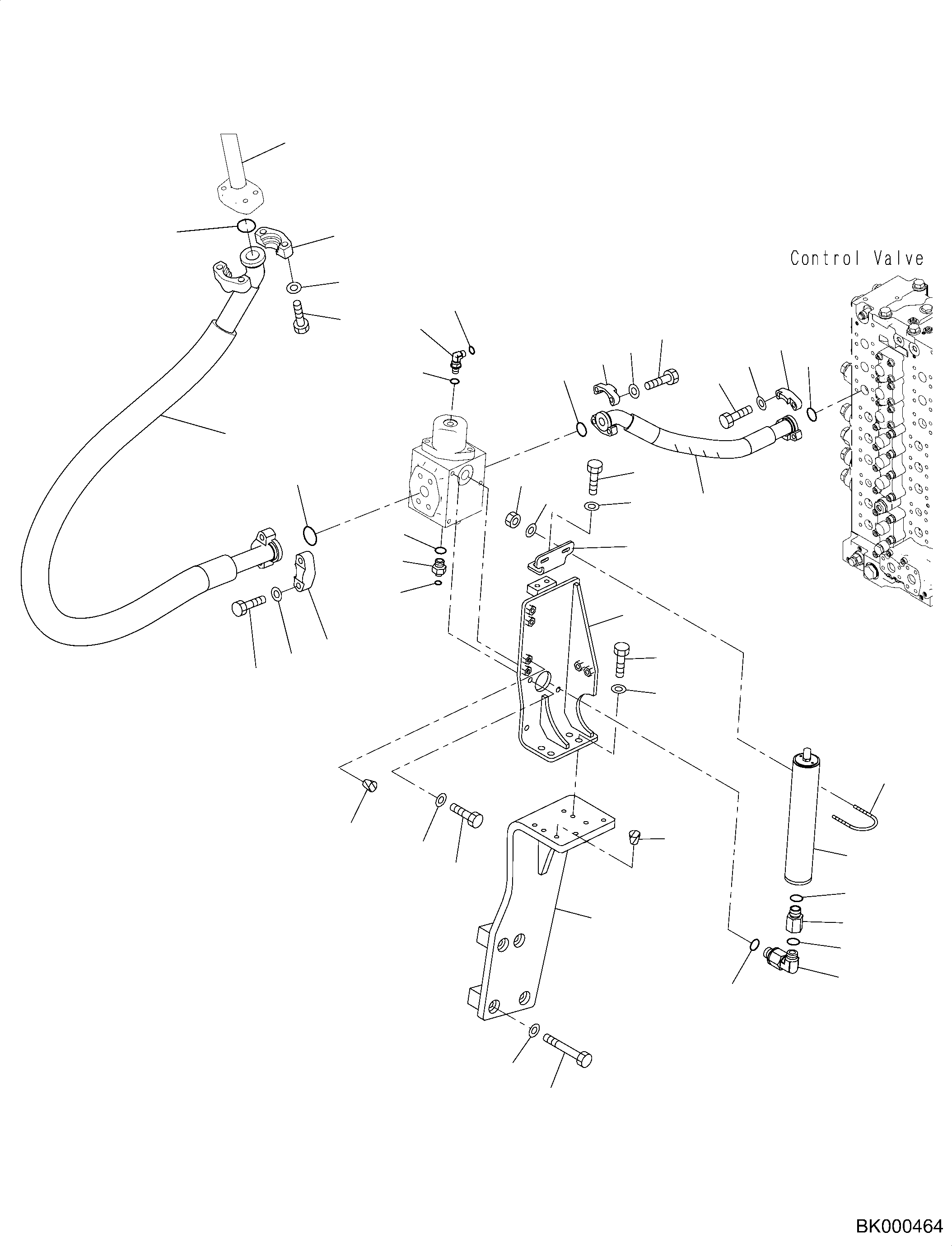 Шланг фланцевого типа 07097-010A5 KOMATSU