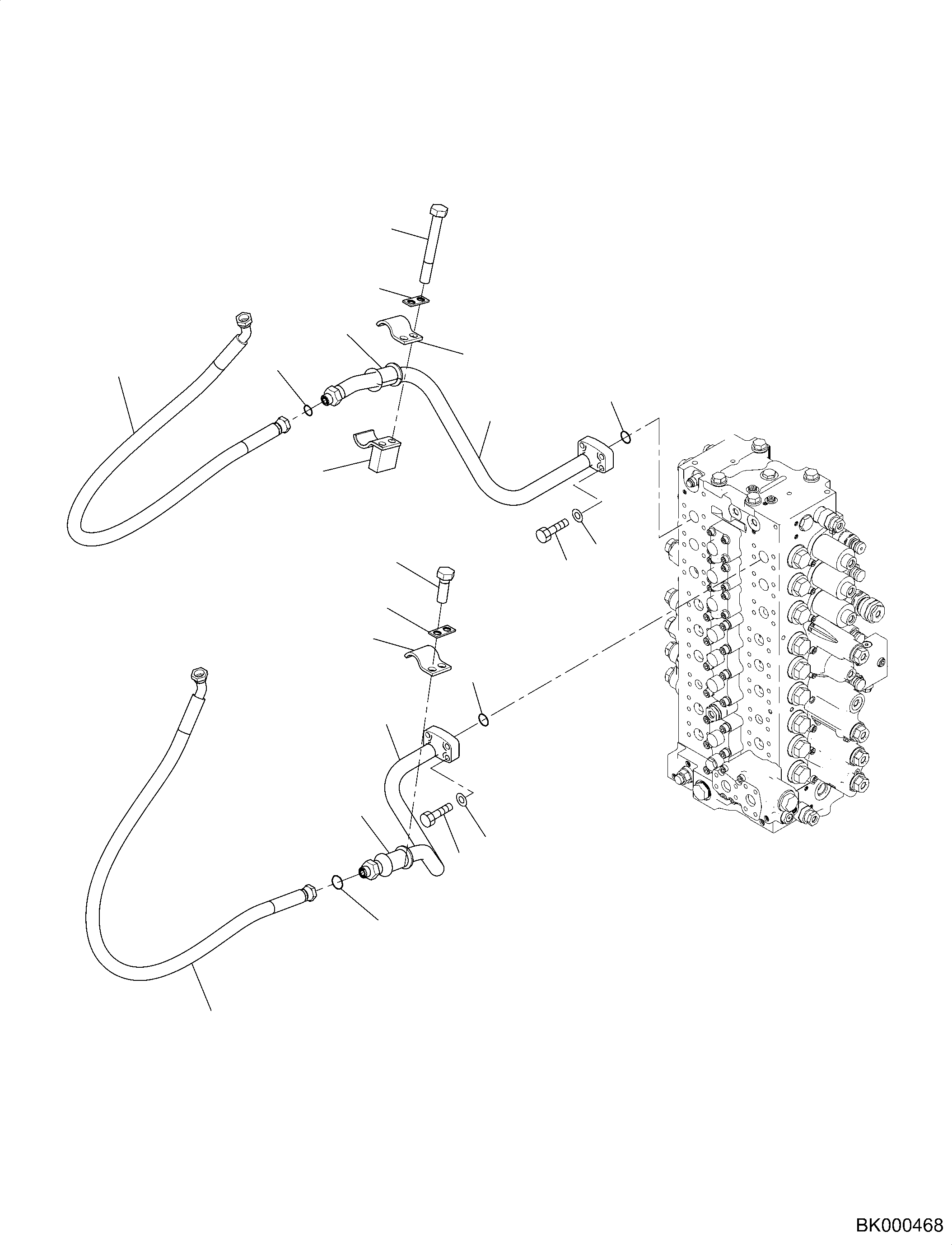 Шланг с торцевым уплотнением 02777-20416 KOMATSU