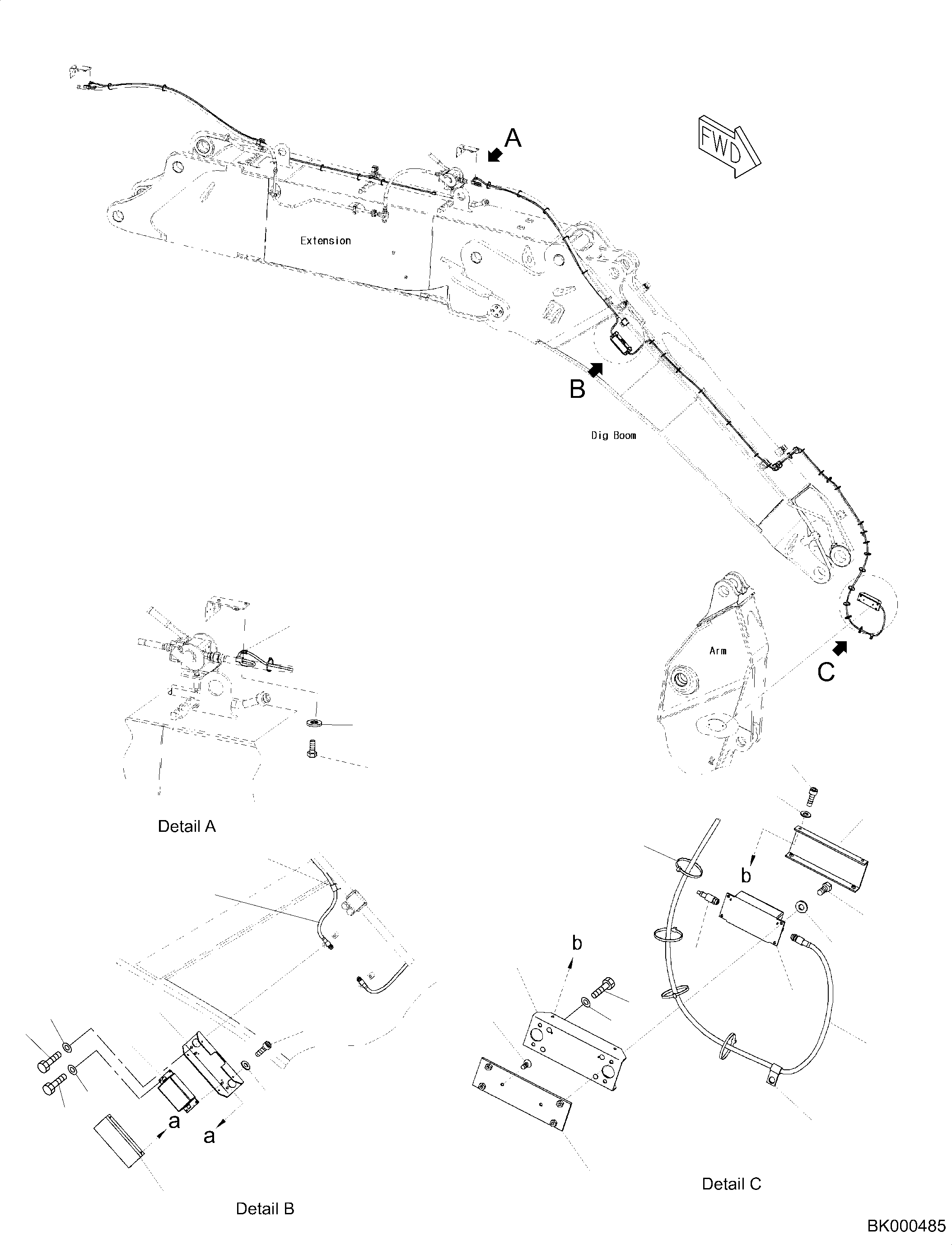 Жгут проводов 2A7-06-K1330 KOMATSU
