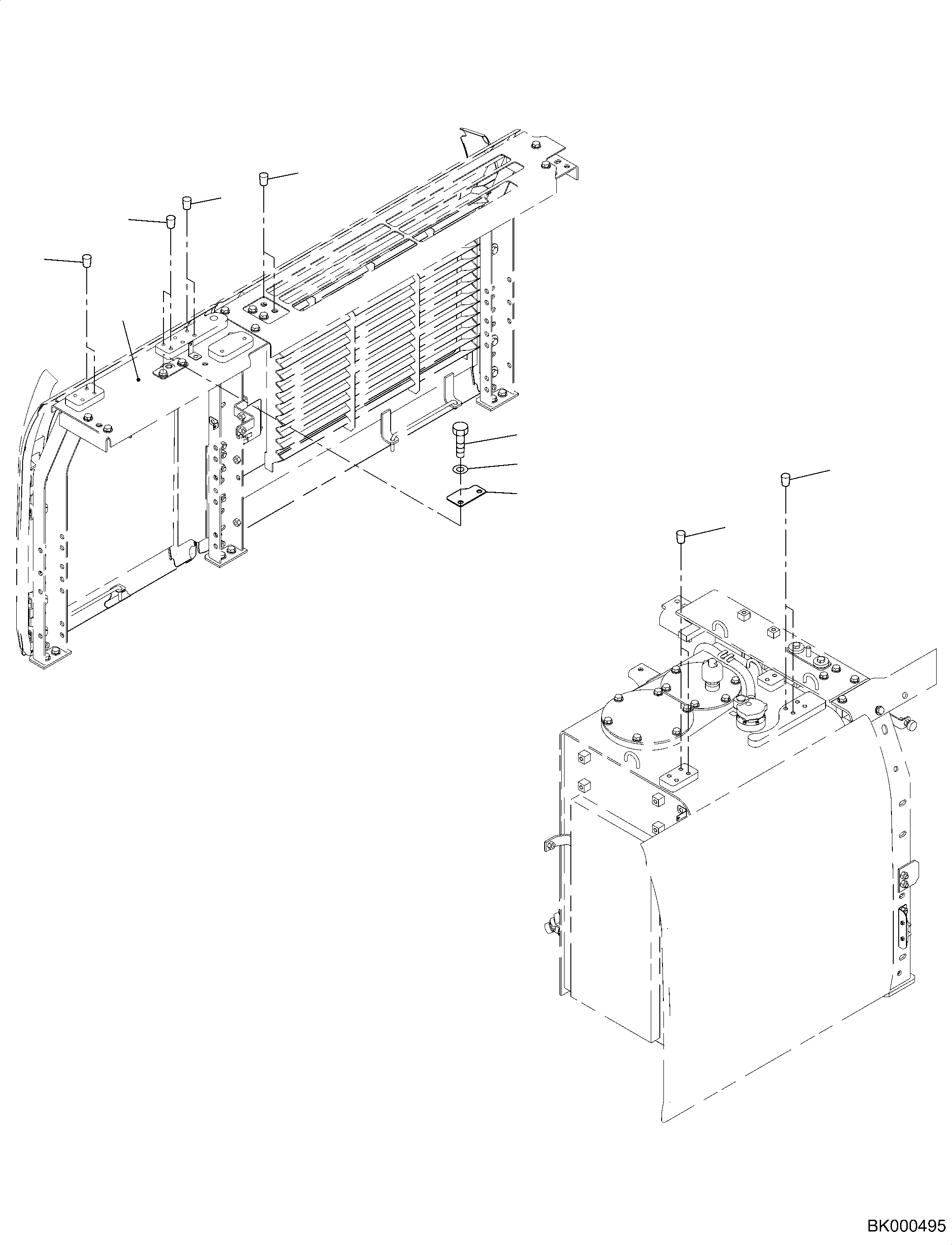Крышка 2A7-06-K2570 KOMATSU